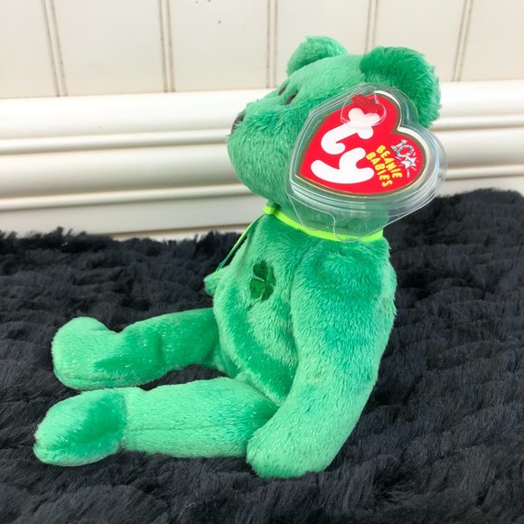 RARE RETIRED Dublin The Bear Ty Beanie Baby 2002 with Hologram NEW Collectible - Picture 3 of 11